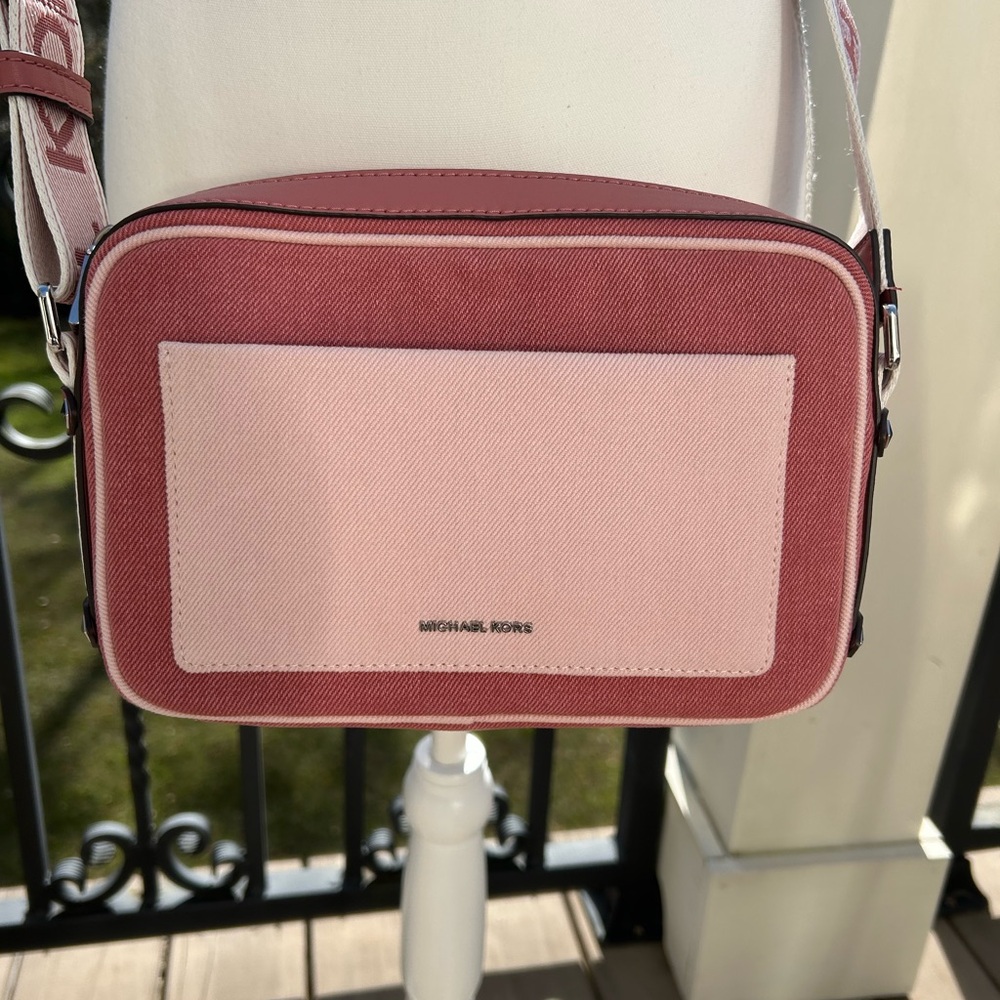 Michael Kors Two-Tone Pink/Rose Crossbody Bag